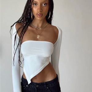 Princess Polly white long sleeve top!